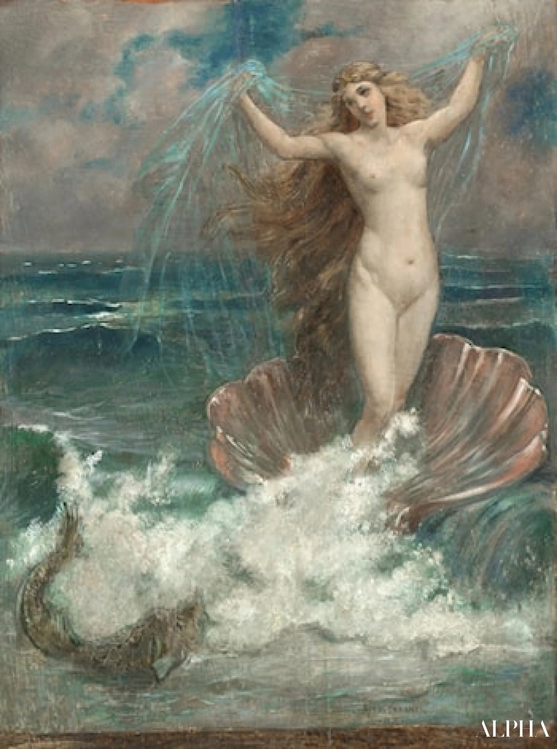 Reproduction du tableau « La Naissance de Vénus II - Alexandre Cabanel » par Alpha Reproduction en peinture à l’huile