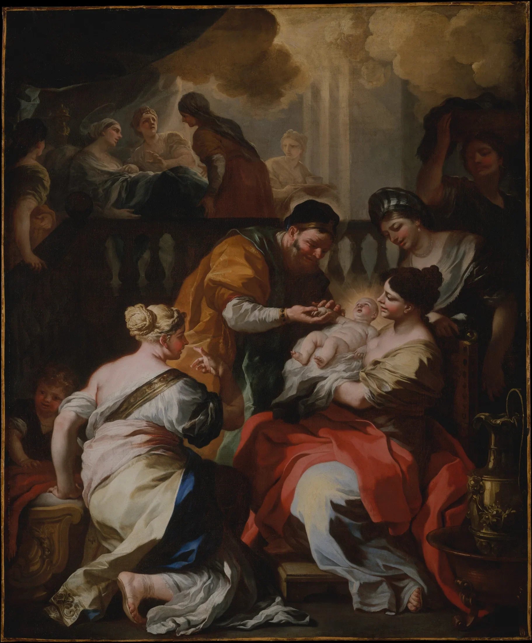 La Naissance de la Vierge - Francesco Solimena image 1 copie de tableau peinte à la main
