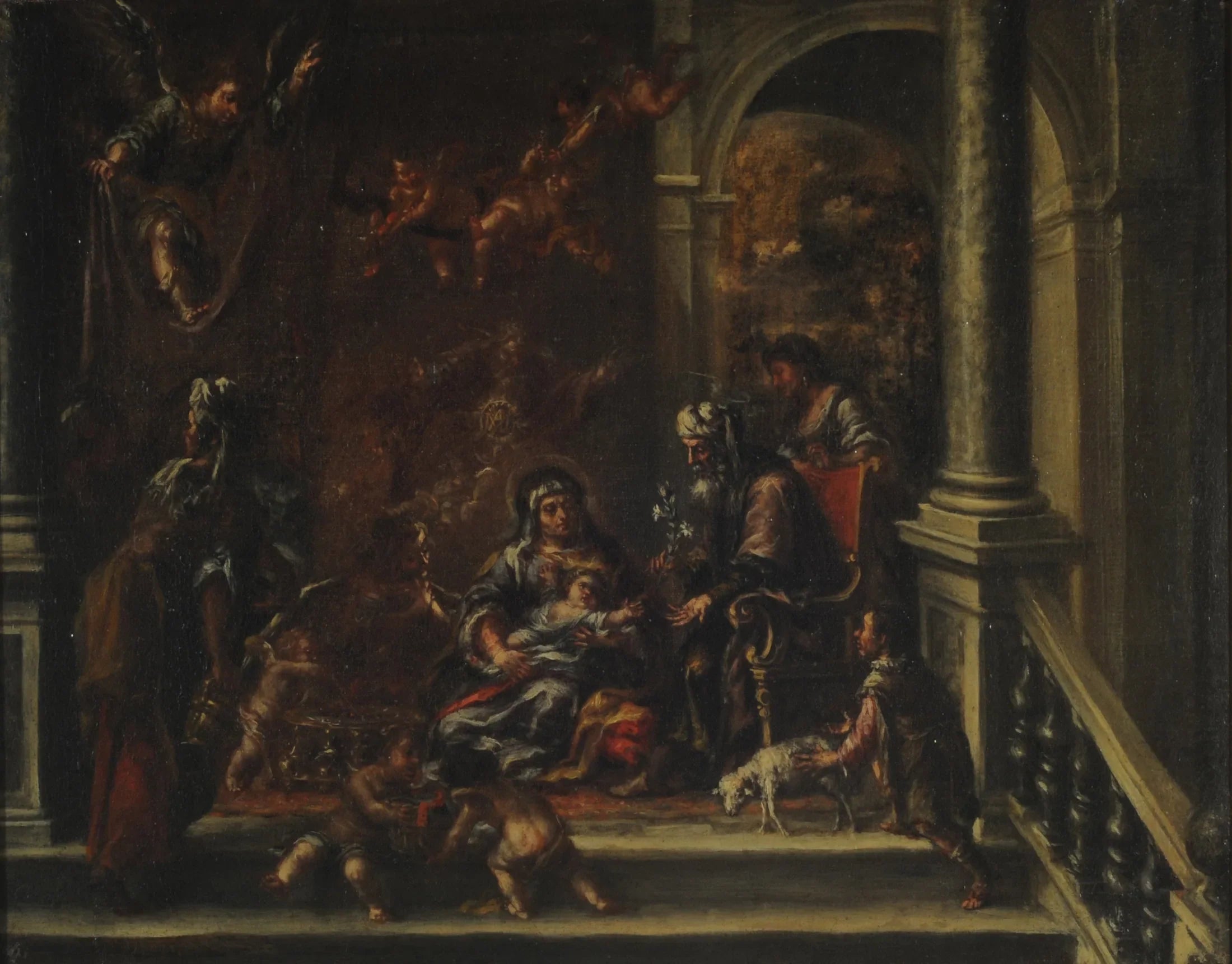 La naissance de la Vierge - Juan de Valdés Leal image 1 reproduction de peinture à l’huile