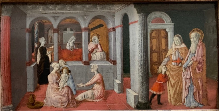 La Naissance de la Vierge - Matteo di Giovanni - Alpha Reproduction