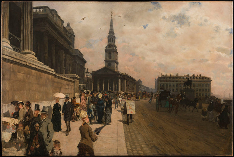 แกลเลอรีแห่งชาติและโบสถ์เซนต์มาร์ติน (ลอนดอน) - Giuseppe De Nittis