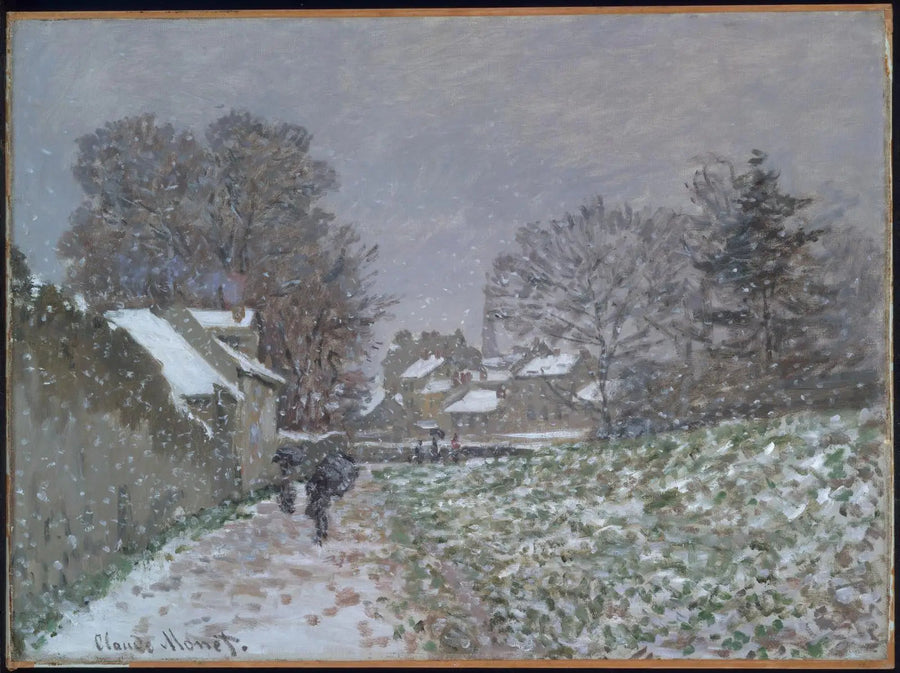 หิมะที่อาร์ฌองเตย - Claude Monet