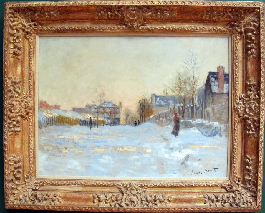 หิมะที่อาร์ฌองเตย - Claude Monet