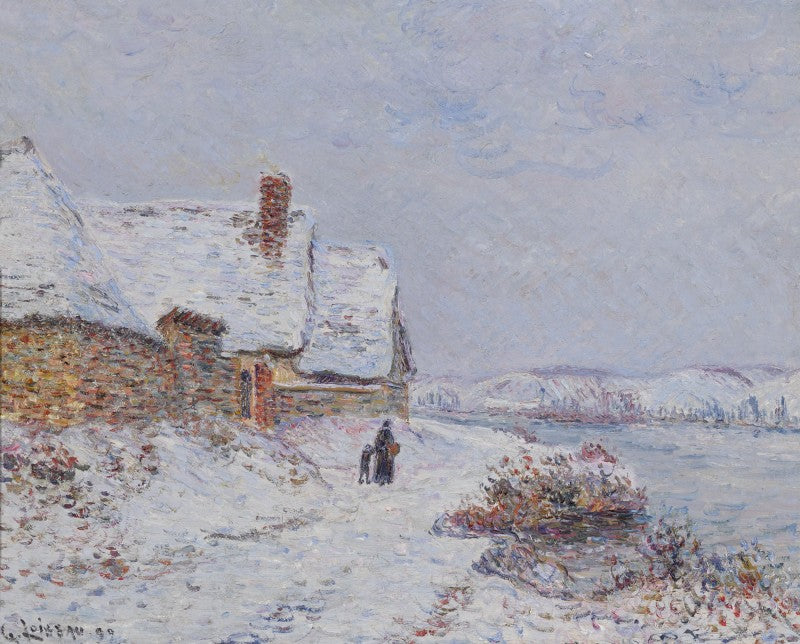 หิมะที่ Tournedos sur Seine - Gustave Loiseau