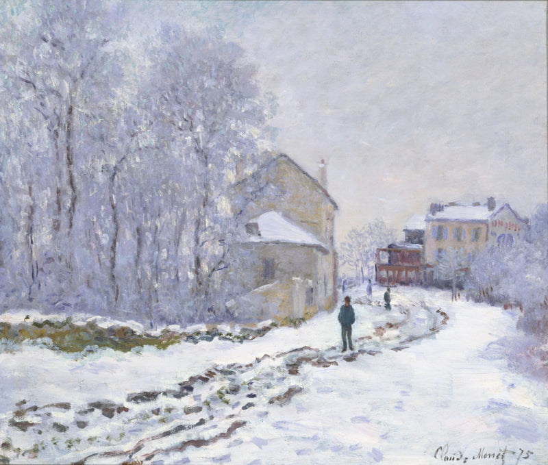 หิมะใน Argenteuil W351 - Claude Monet