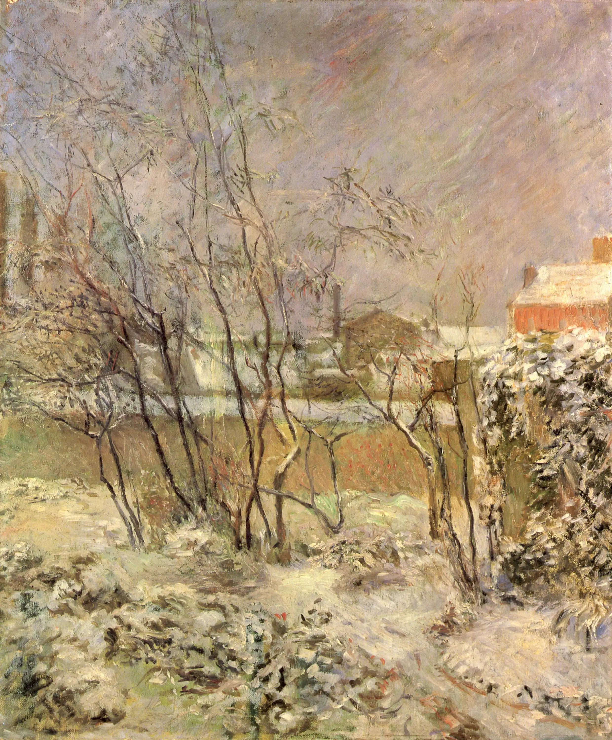 La Neige rue Carcel - Paul Gauguin - Alpha Reproduction