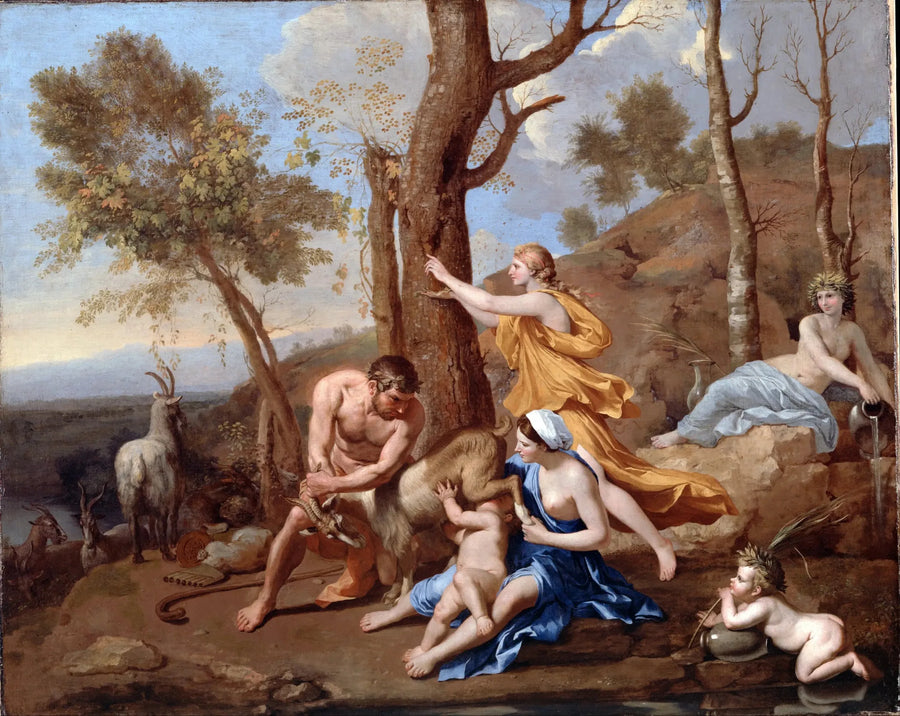 อาหารของดาวพฤหัสบดี - Nicolas Poussin