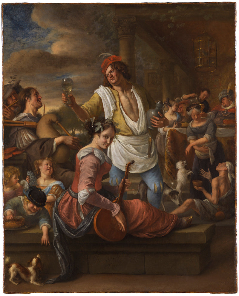 La parabole du riche et de Lazare - Jan Steen