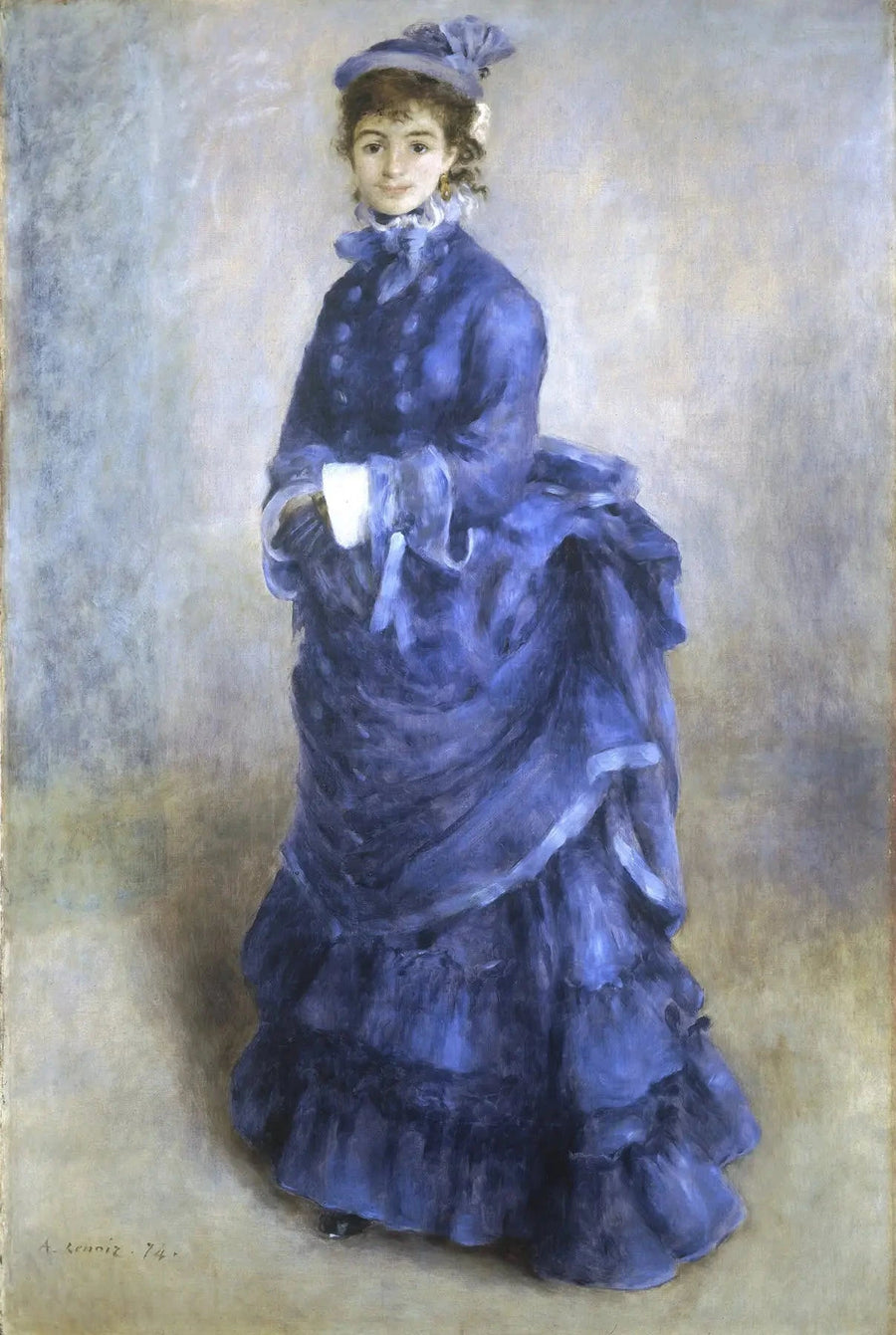 La Parisienne de Pierre-Auguste Renoir, 1874, Amgueddfa Cymru NMW A 2495
