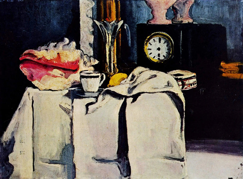 นาฬิกาตั้งโต๊ะสีดำ - Paul Cézanne