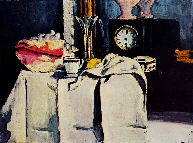 นาฬิกาตั้งโต๊ะสีดำ - Paul Cézanne