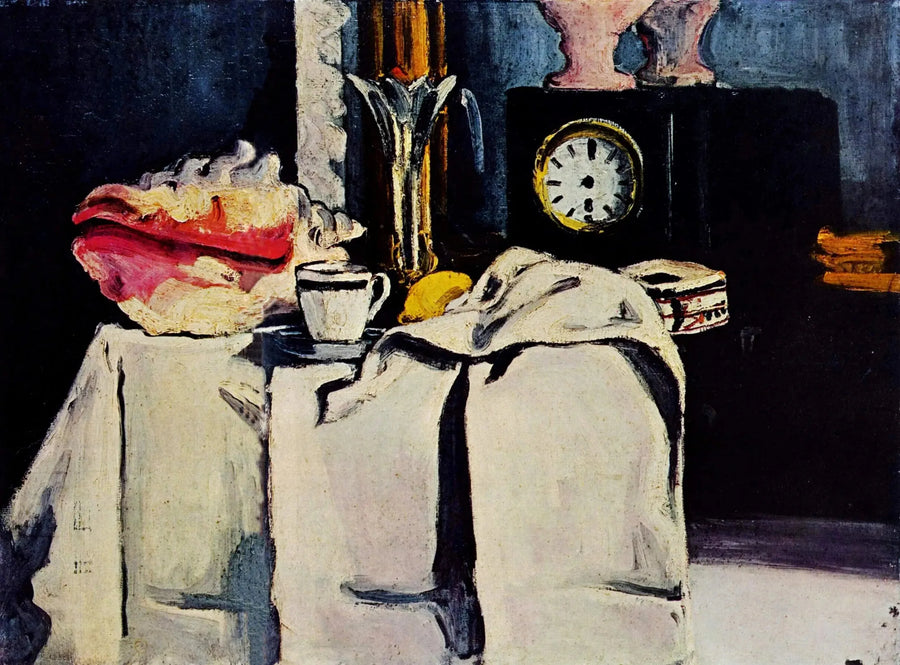 นาฬิกาตั้งโต๊ะสีดำ - Paul Cézanne