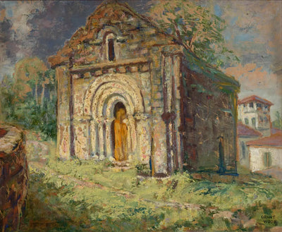 La Petite Chapelle Chancelade - Grant Wood - Alpha Reproduction