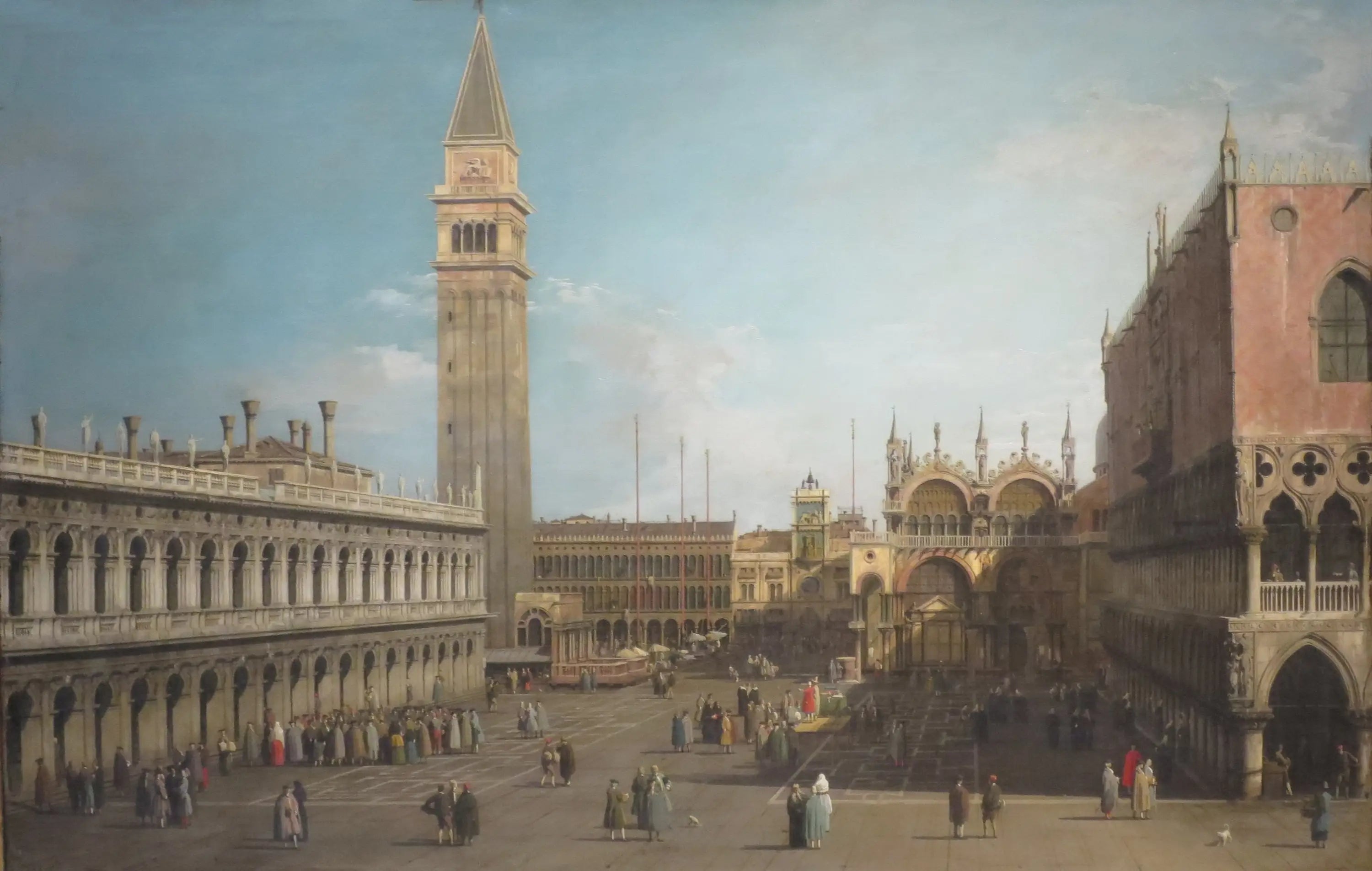 La Piazzetta, Venise, vers le Nord - Canaletto image 1 tableau peint à l’huile sur toile