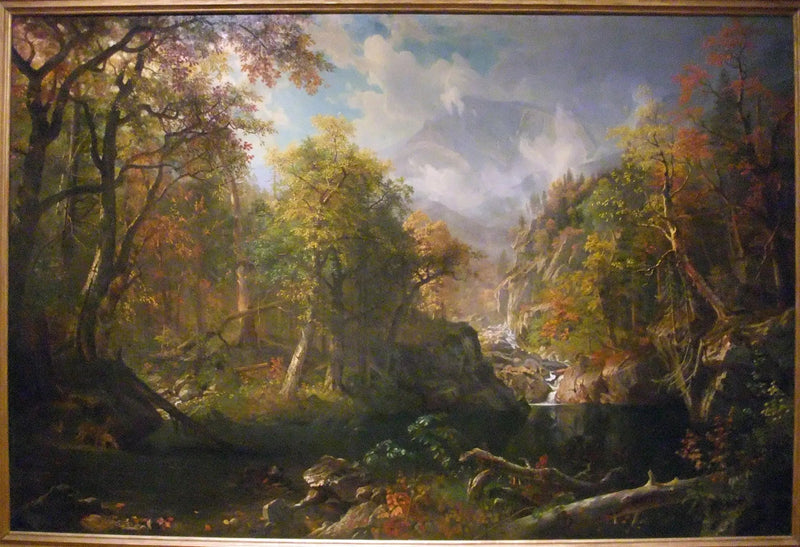 สระว่ายน้ำมรกต - Albert Bierstadt