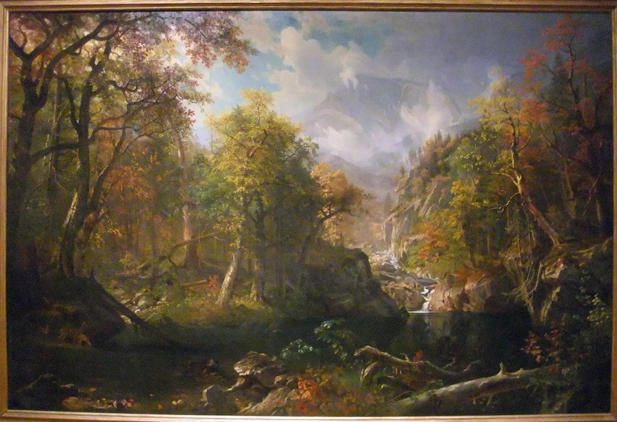 สระว่ายน้ำมรกต - Albert Bierstadt