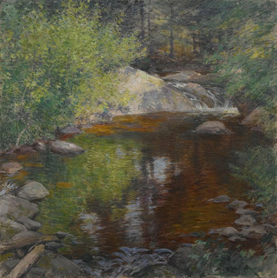 La piscine - Willard Metcalf - Alpha Reproduction