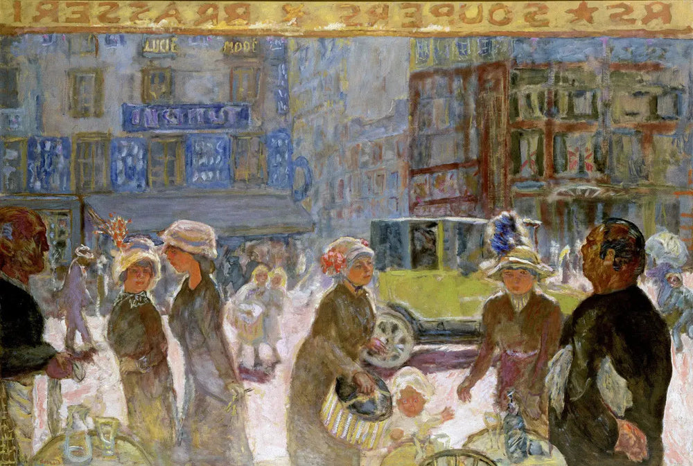 La Place Clichy - Pierre Bonnard image 1 reproduction de peinture à l’huile