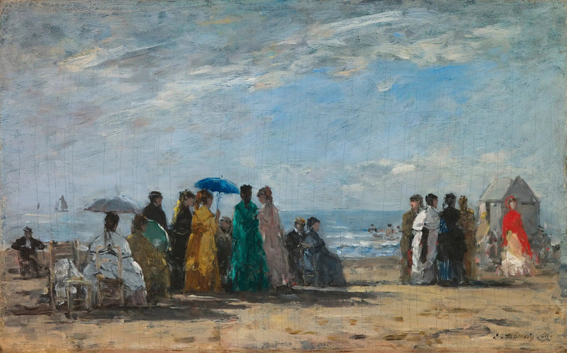 ชายหาดที่ทรูวิลล์ - ยูจีน บูดิน