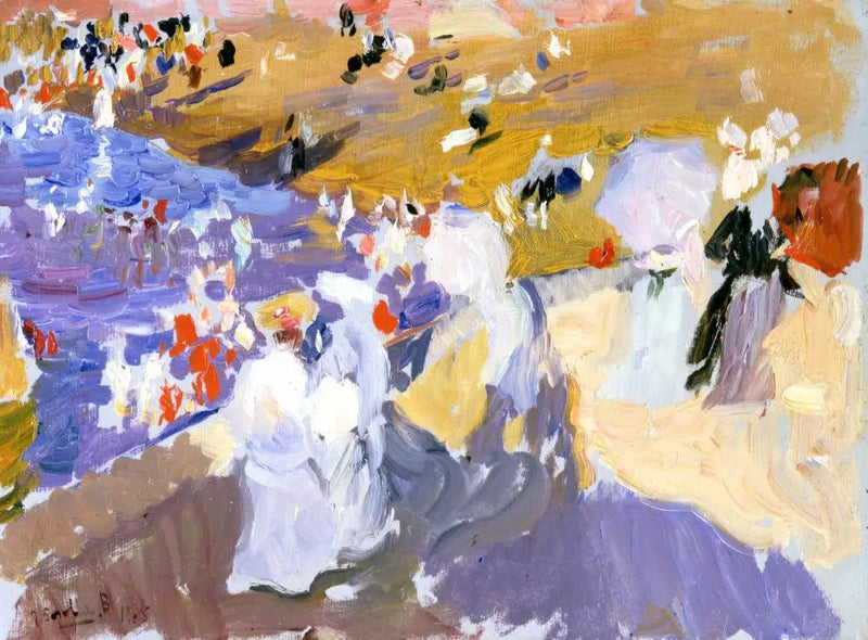 ชายหาด, บิอาร์ริซ (Promenade des Dames) - Joaquín Sorolla