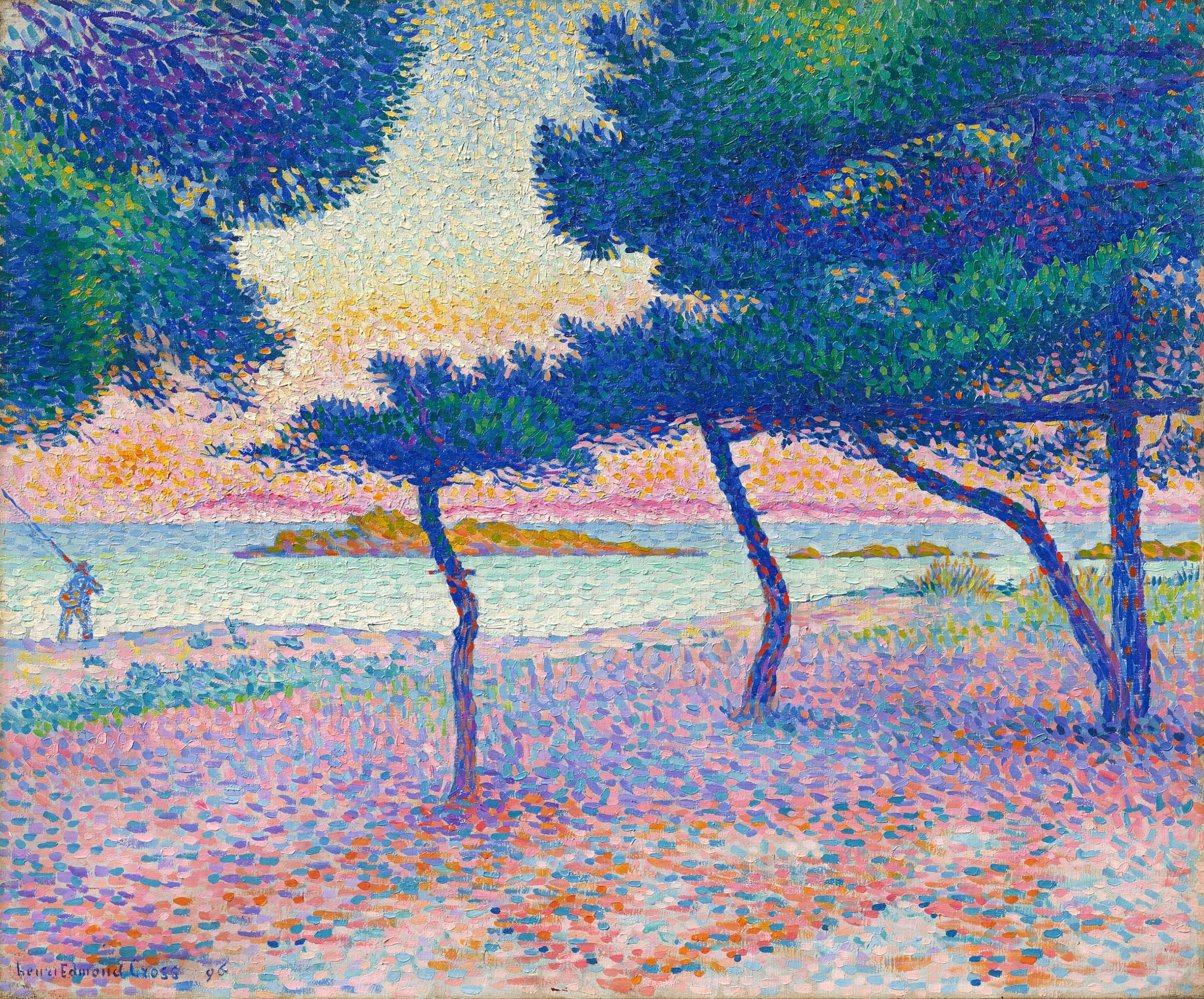 La plage de Saint-Clair - Henri-Edmond Cross - Alpha Reproduction