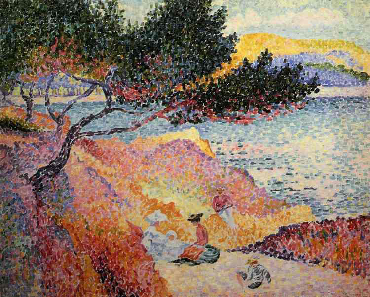 La Plage de Saint-Clair - Henri-Edmond Cross - Alpha Reproduction