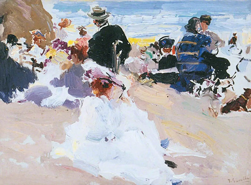 ชายหาด - Joaquín Sorolla