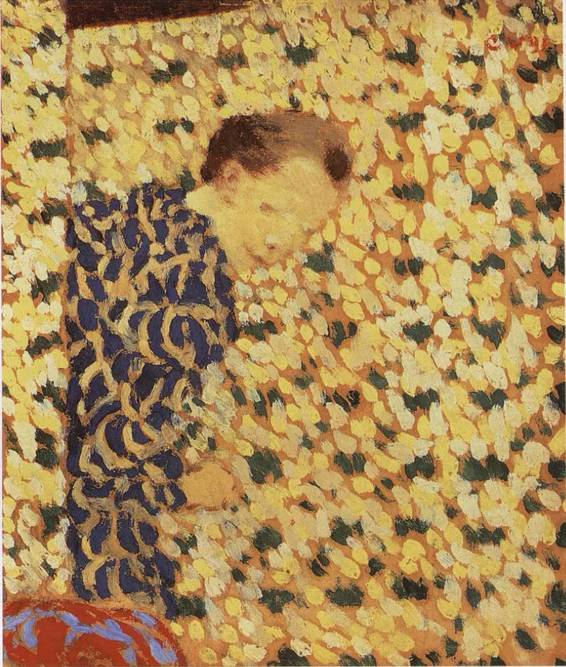 La porte entrebâillée - Édouard Vuillard image 1 reproduction artisanale de tableau