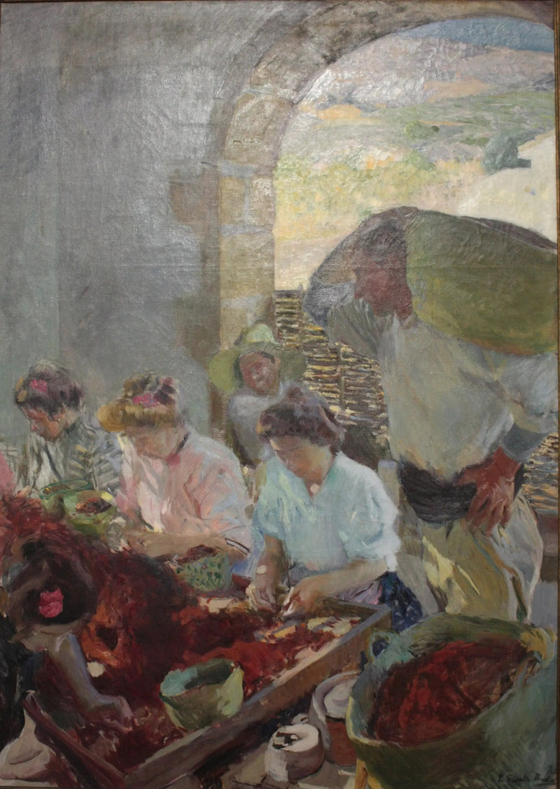 การเตรียมลูกเกด - โฮอาคิน โซโรยา