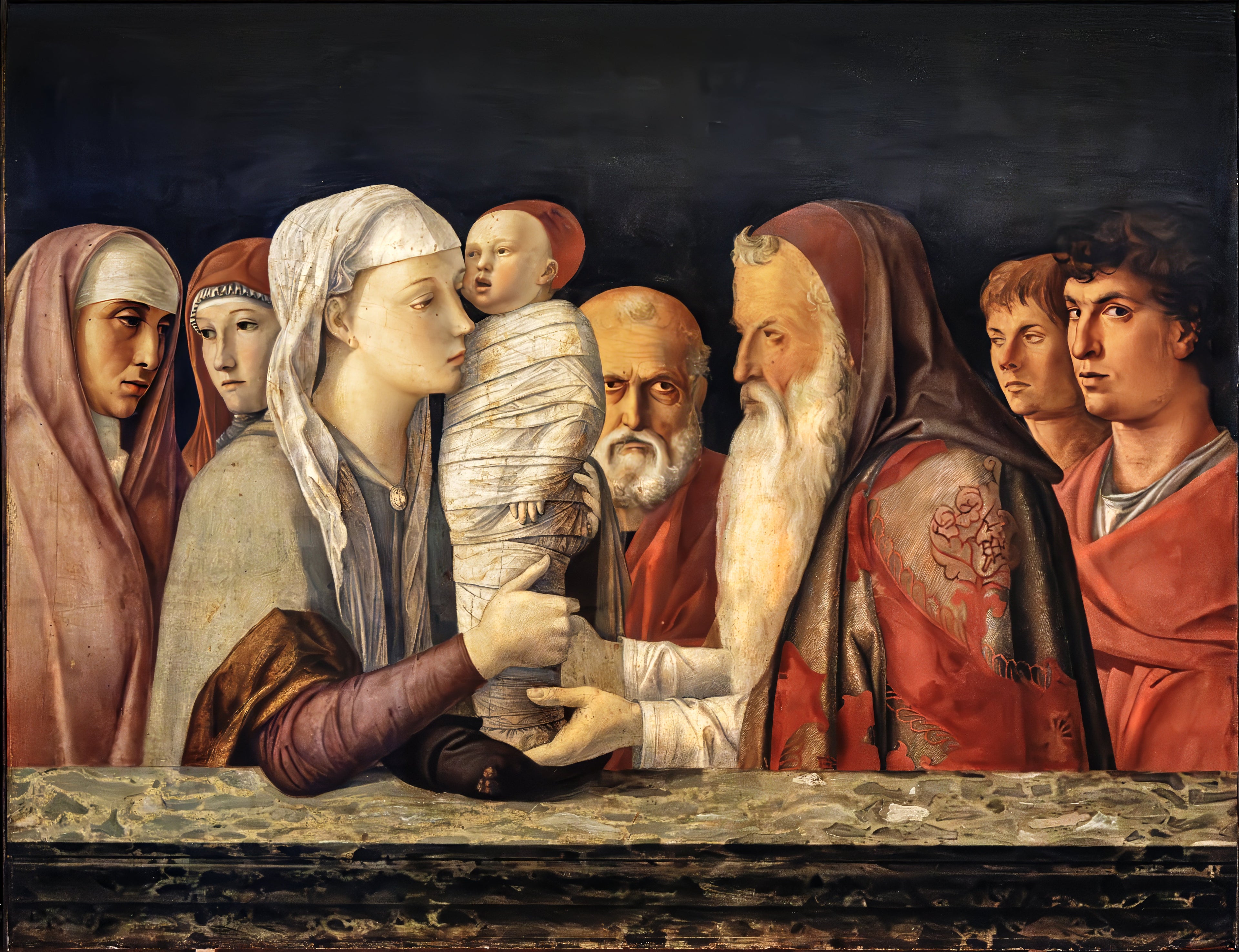 La Présentation au Temple - Giovanni Bellini image 1 tableau peint à l’huile sur toile