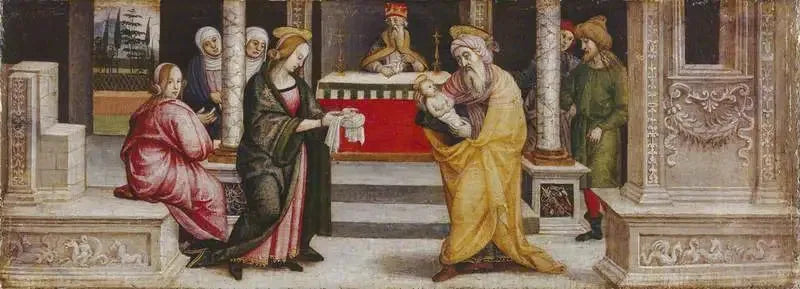 การนำเสนอที่วัด - Pietro Perugino
