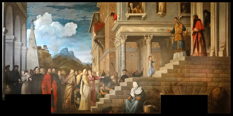 การนำเสนอของมารีย์ที่วัด - Titian