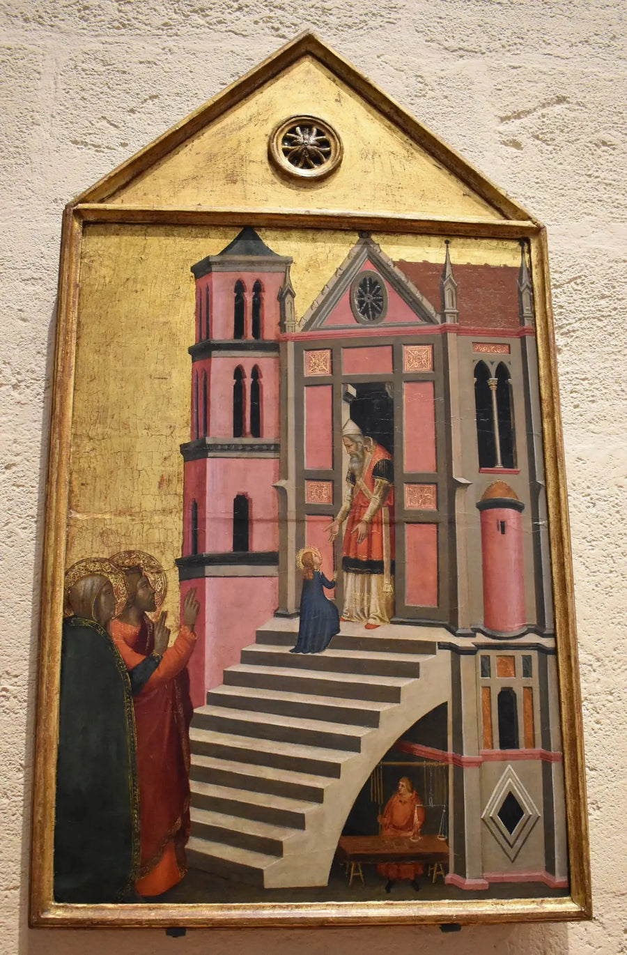 การนำเสนอของพระแม่มารีย์ที่วัด - Giotto