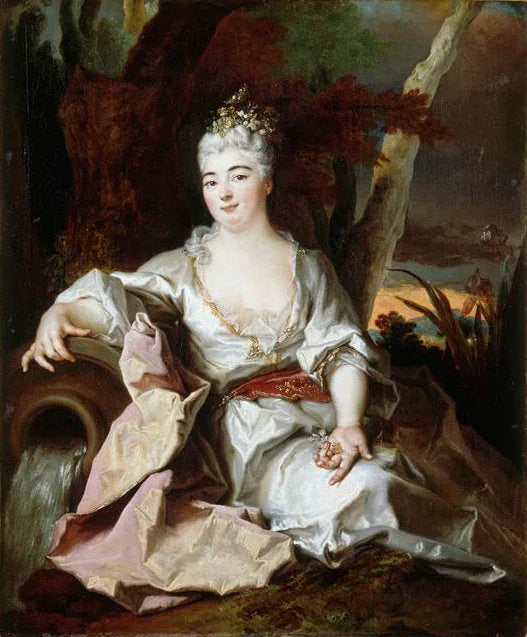 La Princesse Palatine en source - Nicolas de Largillière image 1 copie peinte à la main à l’huile