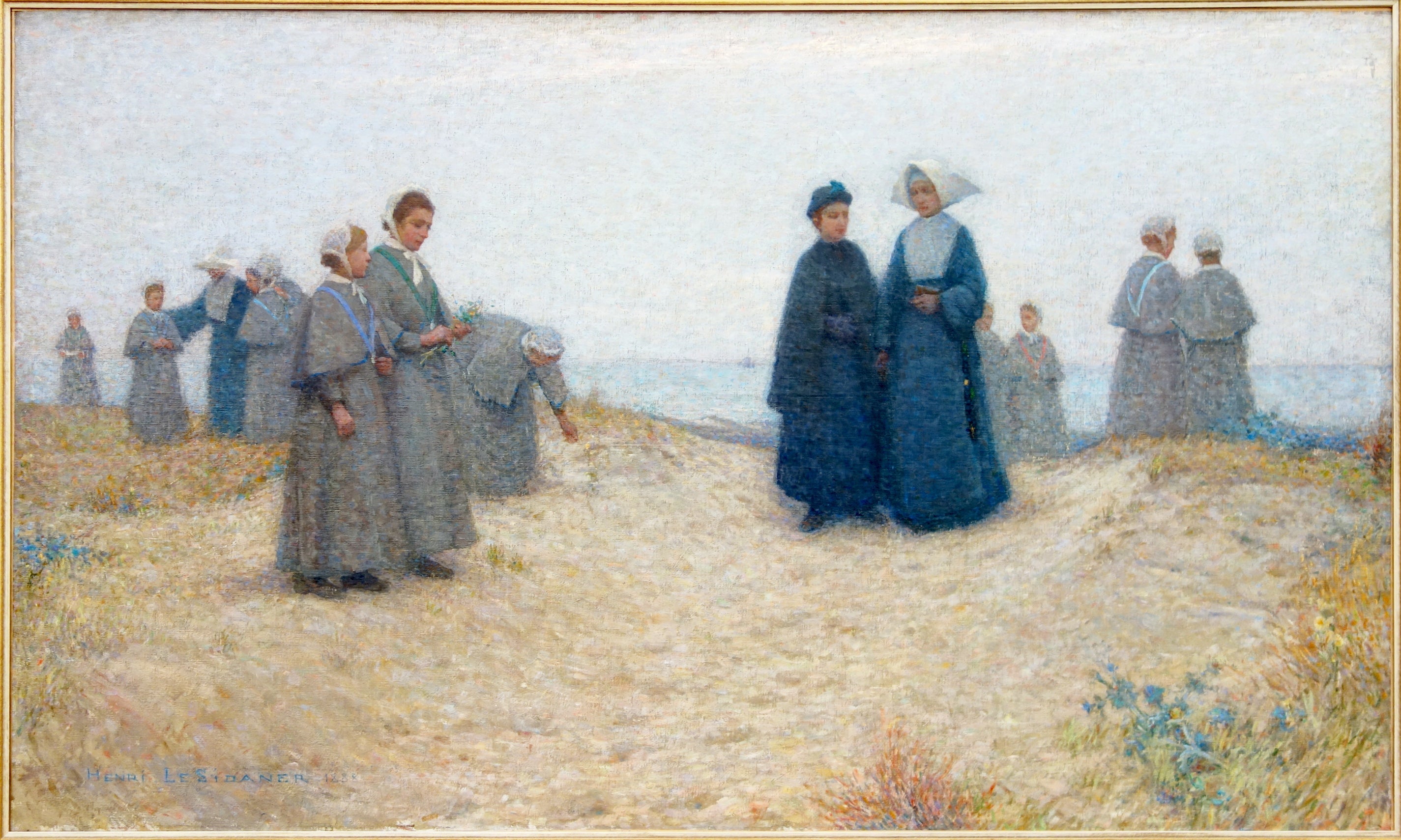 La promenade des orphelines Berck - Henri Le Sidaner - Alpha Reproduction