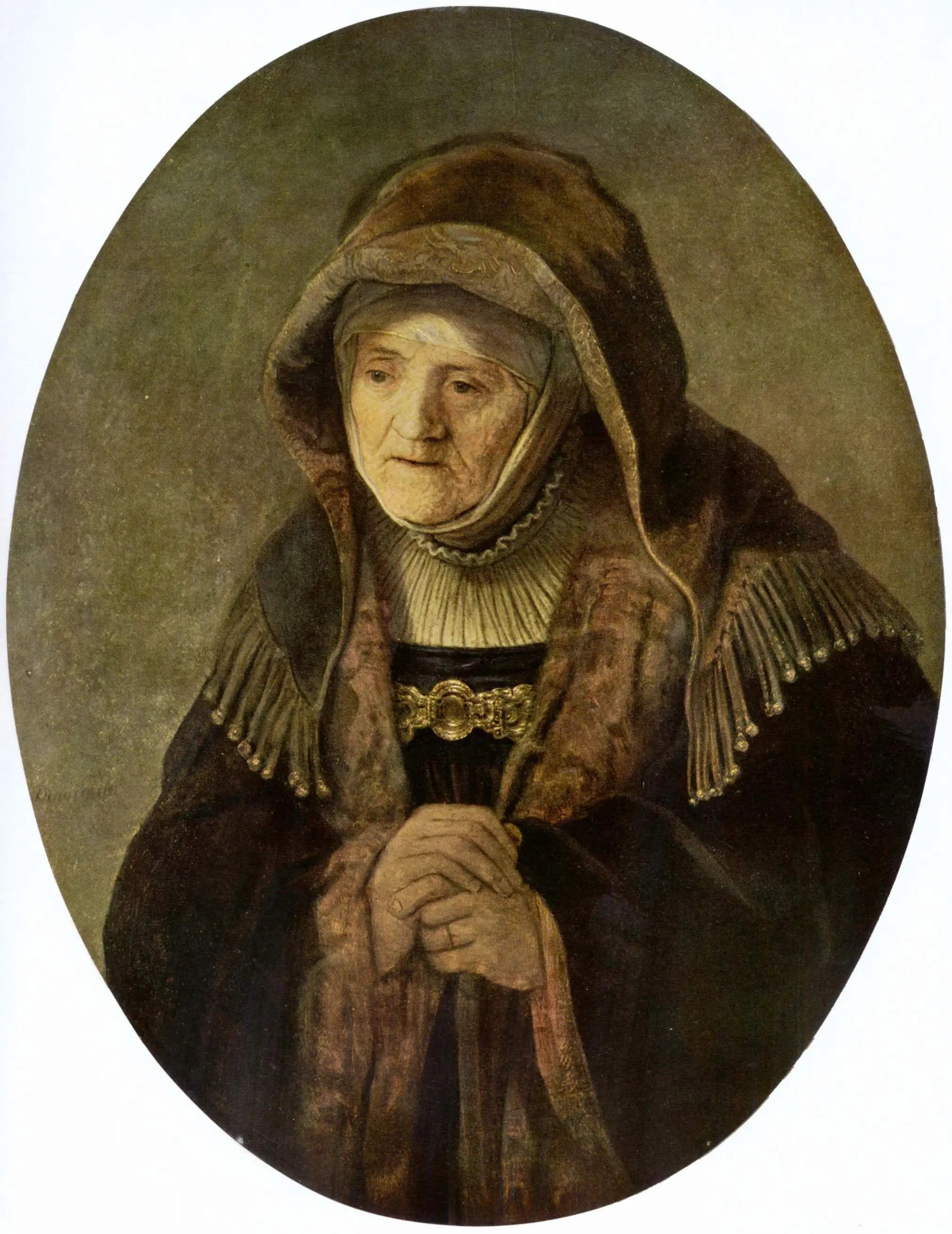 La prophétesse Anne - Rembrandt image 1 tableau peint à l’huile sur toile