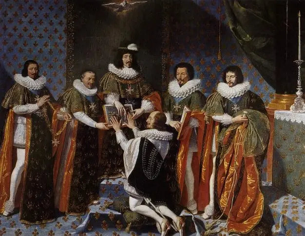 La Réception du Duc de Longueville dans l’ordre du Saint-Esprit par le Roi Louis XIII en 1633 - Philippe de Champaigne