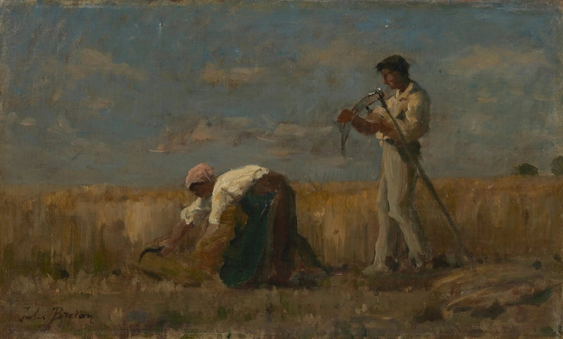การเก็บเกี่ยว - Jules Breton