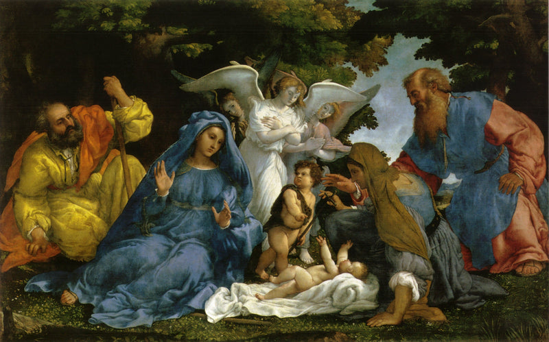 การรับรู้ถึงธรรมชาติของพระคริสต์ในฐานะเทพเจ้า - Lorenzo Lotto