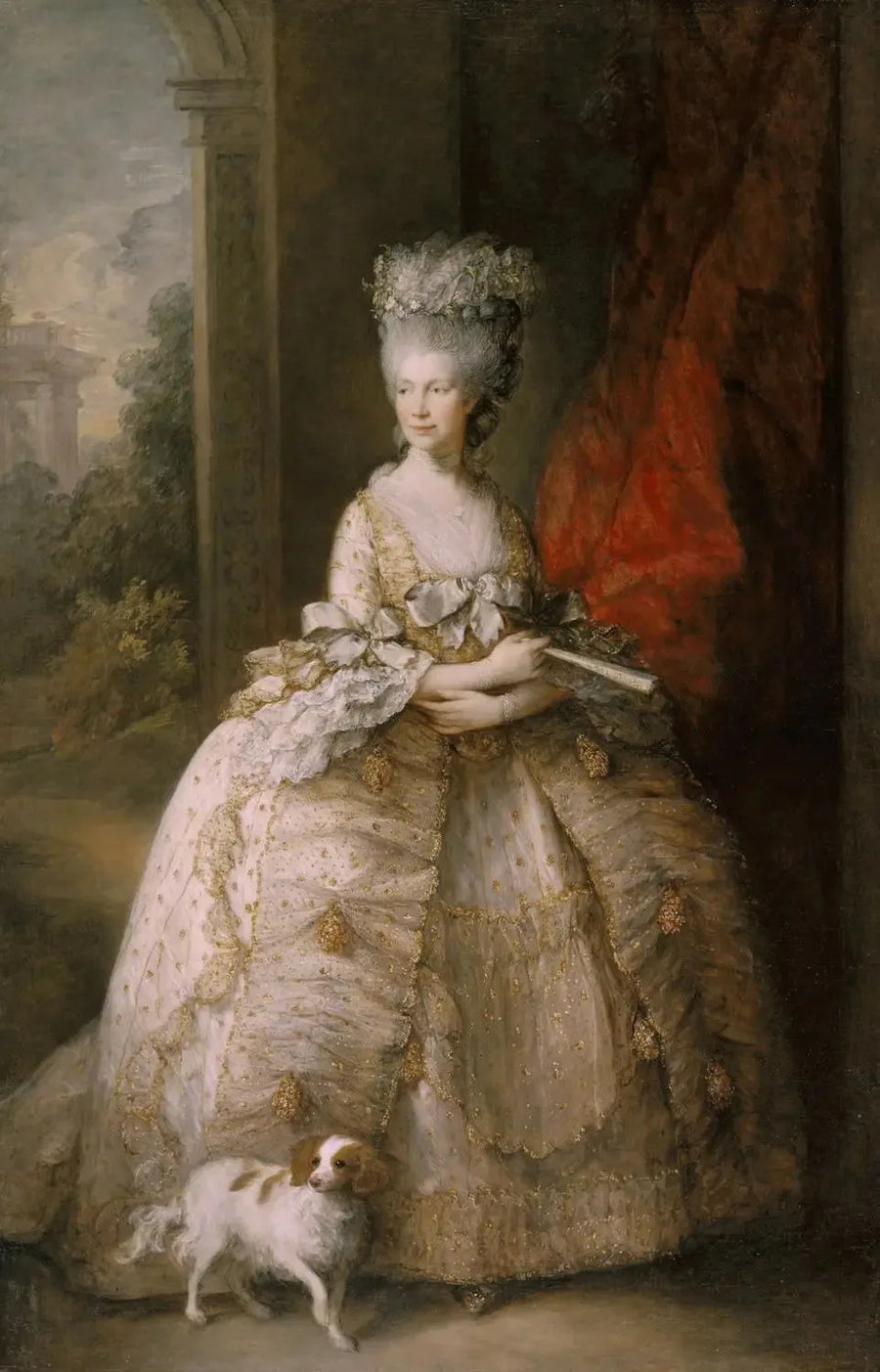 ราชินีชาร์ล็อตต์ (1744-1818) - โทมัส เกนส์บรูก