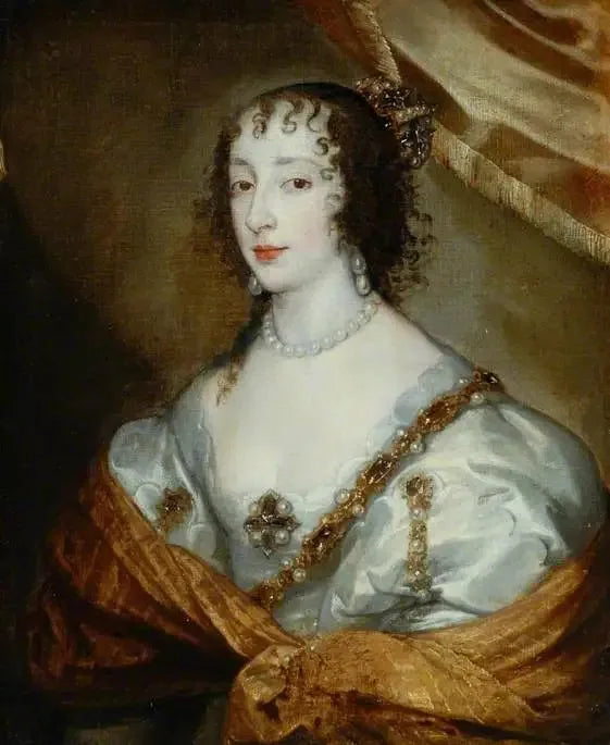 พระราชินี Henriette Marie (1609–1669) - อองตวน ฟาน ดิก