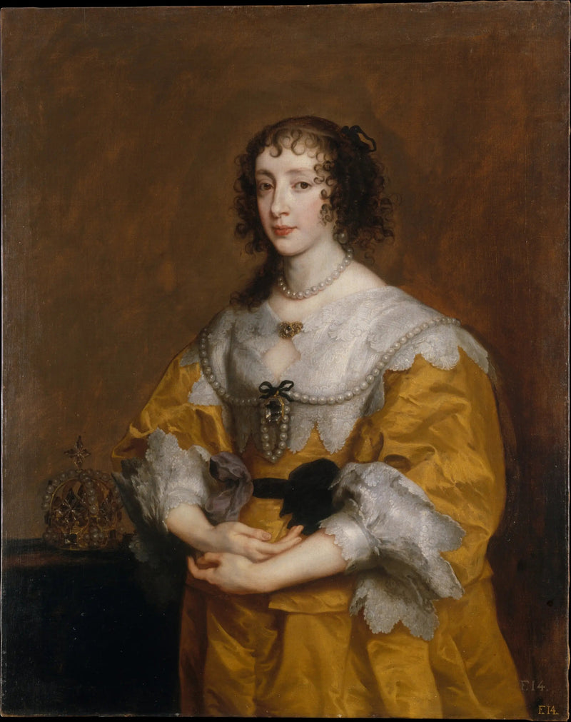 ราชินี Henriette Marie - Antoine van Dyck