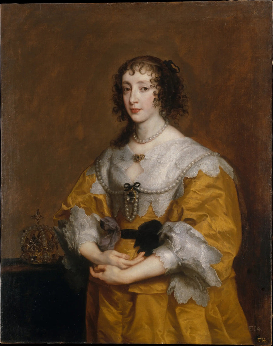 ราชินี Henriette Marie - Antoine van Dyck