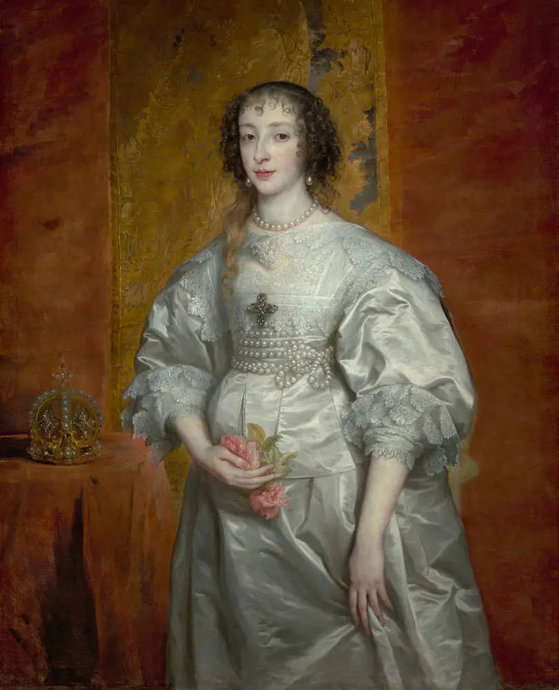 ราชินี Henriette Marie - Antoine van Dyck