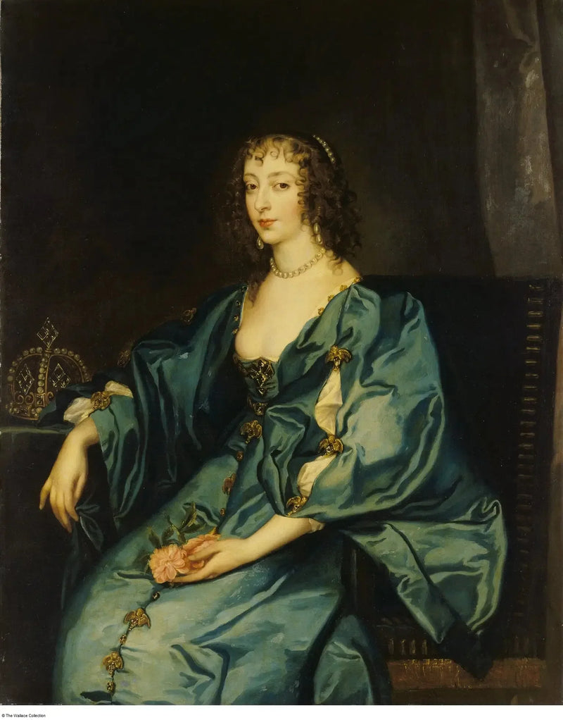 ราชินี Henriette Marie - Antoine van Dyck