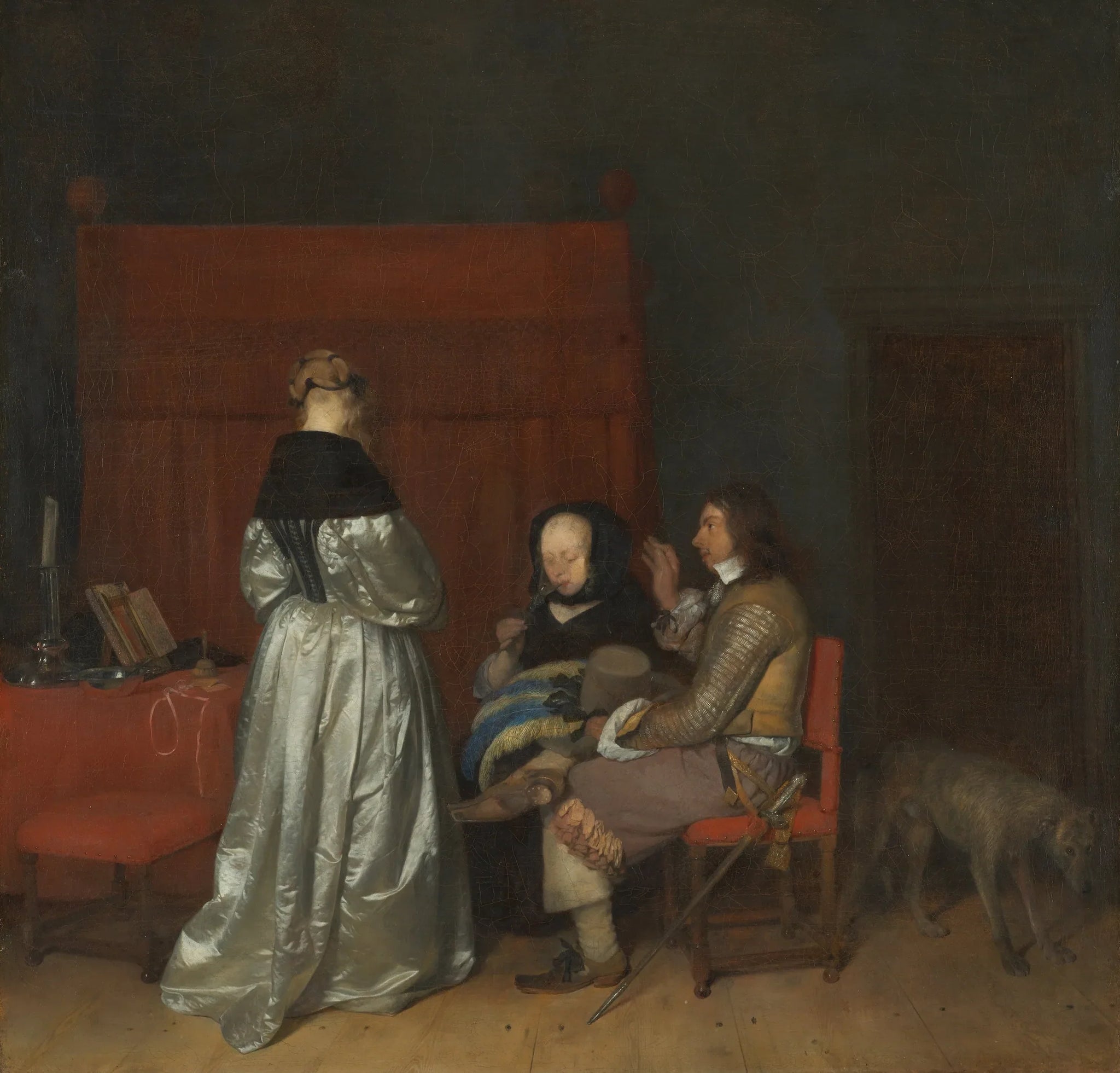 La Remontrance paternelle - Gerard ter Borch image 1 reproduction de peinture à l’huile