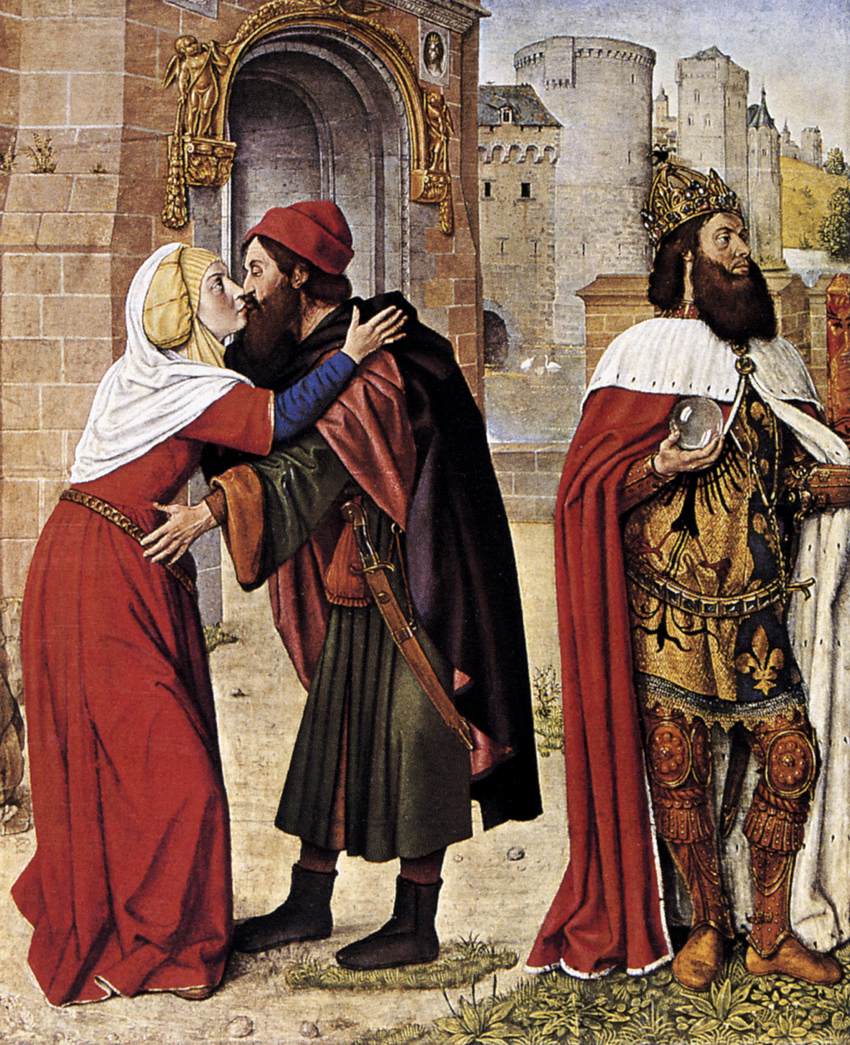 La Rencontre d'Anne et Joachim à la Porte Dorée - Jean Hey