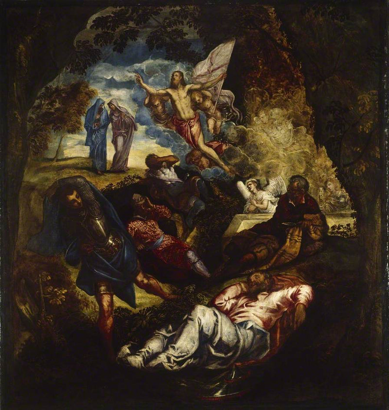 การฟื้นคืนพระชนม์ของพระคริสต์ - จาค็อป Tintoretto