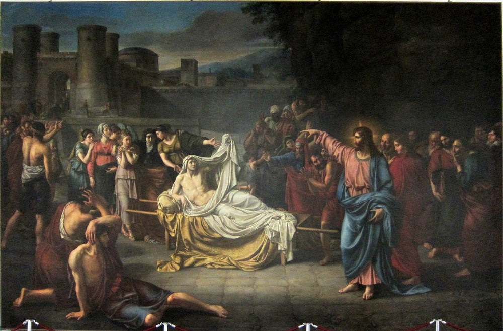La Résurrection du fils de la veuve de Naïm - Jean-Baptiste Wicar