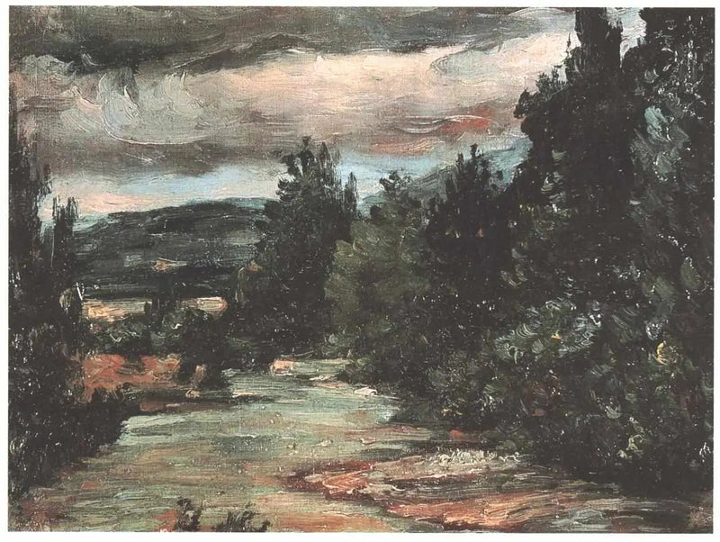 แม่น้ำในที่ราบ - Paul Cézanne